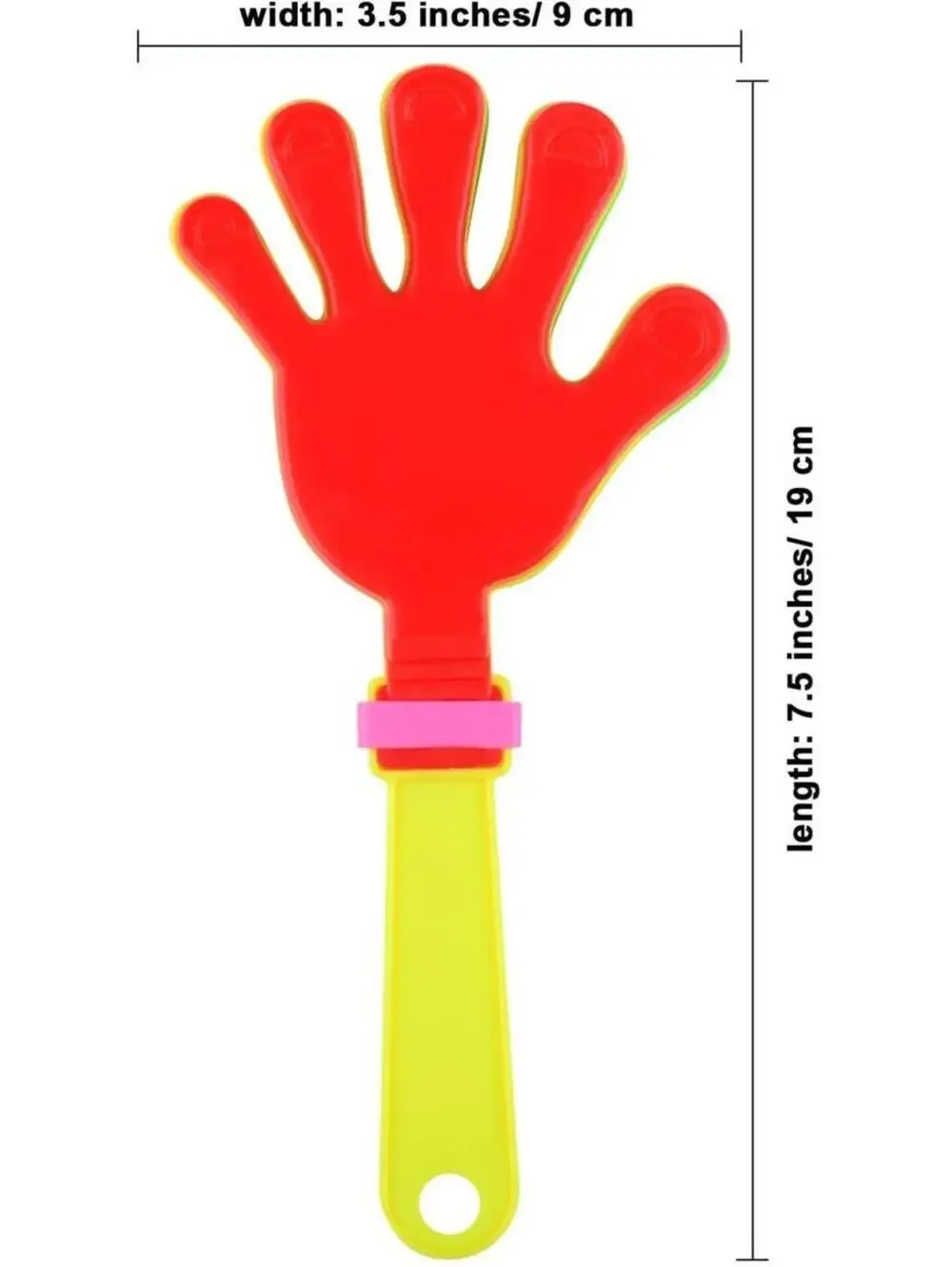 NWT Sunshane 40 Pieces Plastic Hand Clappers Noise Makers Birthday Party Favor